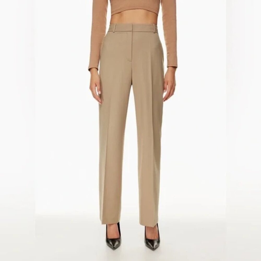 Babaton Aritzia Agency Pant Womens 12 Tan